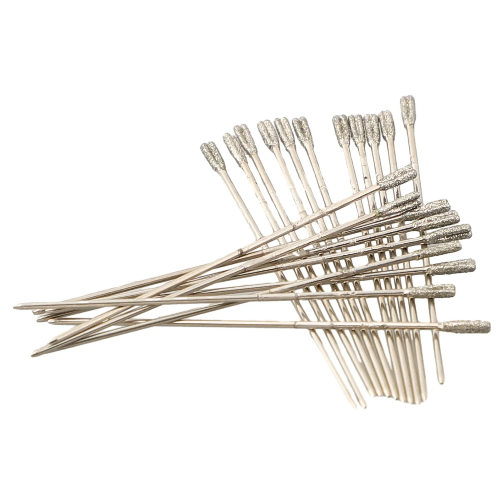 20pcs 1mm Mini Diamond Coated Lapidary Drill Bit 0.6mm Shank For Jade Stone Jewelry Ceramic Glass Drilling
20pcs 1mm Mini Diamond Coated Lapidary Drill Bit 0.6mm Shank For Jade Stone Jewelry Ceramic Glass Drilling