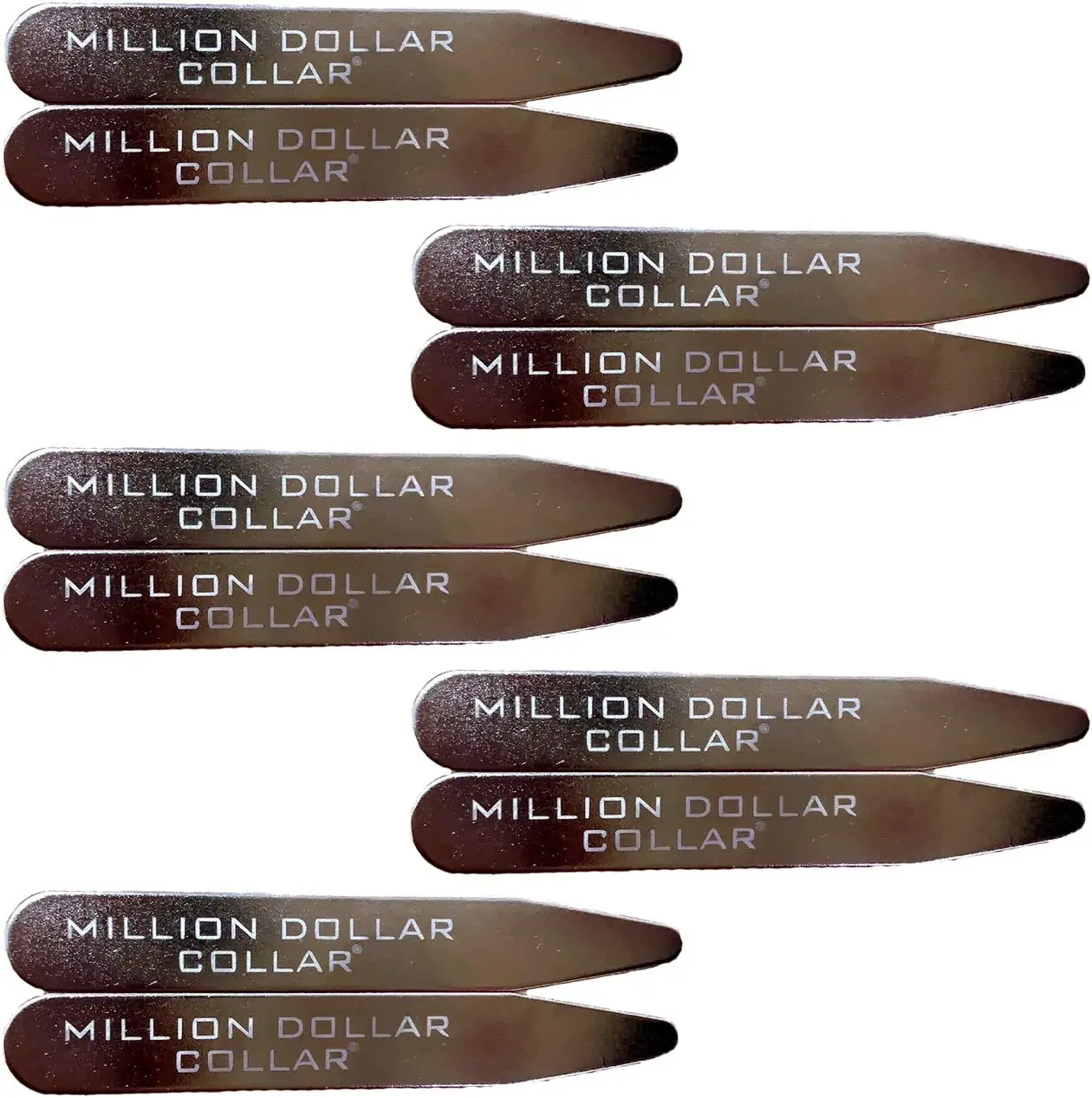 Metal Collar Stays for Men with Felt Carrying Cases - 10 Pack
Metal Collar Stays for Men with Felt Carrying Cases - 10 Pack