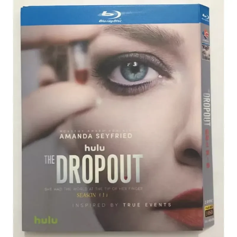 BD Blu-ray High Definition American Drama The Dropout 2022 Two-Disc Box Set
BD Blu-ray High Definition American Drama The Dropout 2022 Two-Disc Box Set