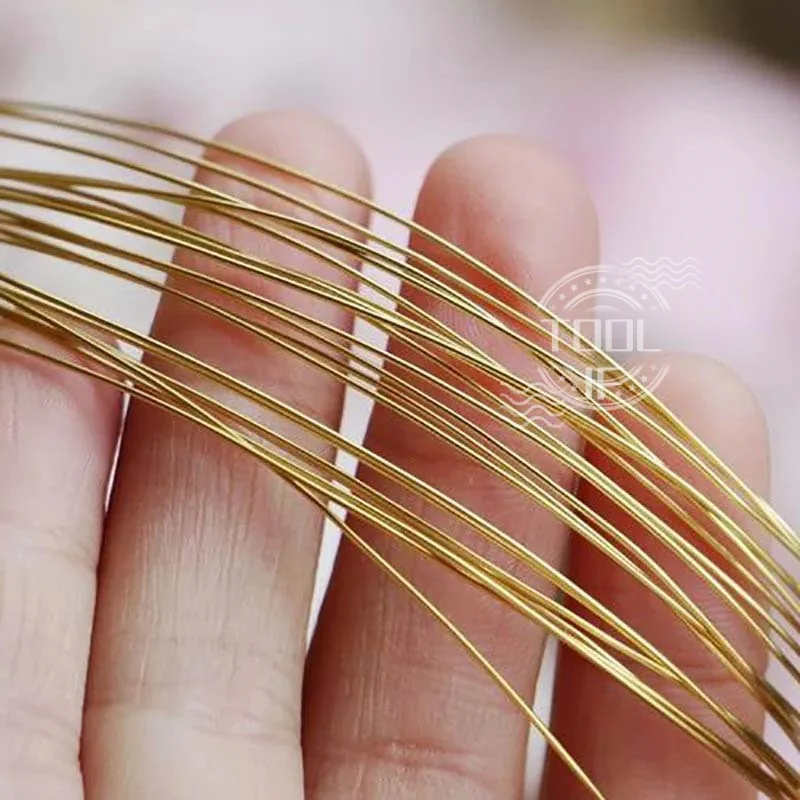 Length 1/5/10Meter Dia 0.3/0.5/0.6/0.7/1/1.2/ 2/2.5/3/4/5mm H62 Solid Brass Wire 0.3-5mm for DIY Jewelry Making Craft Projects
Length 1/5/10Meter Dia 0.3/0.5/0.6/0.7/1/1.2/ 2/2.5/3/4/5mm H62 Solid Brass Wire 0.3-5mm for DIY Jewelry Making Craft Projects