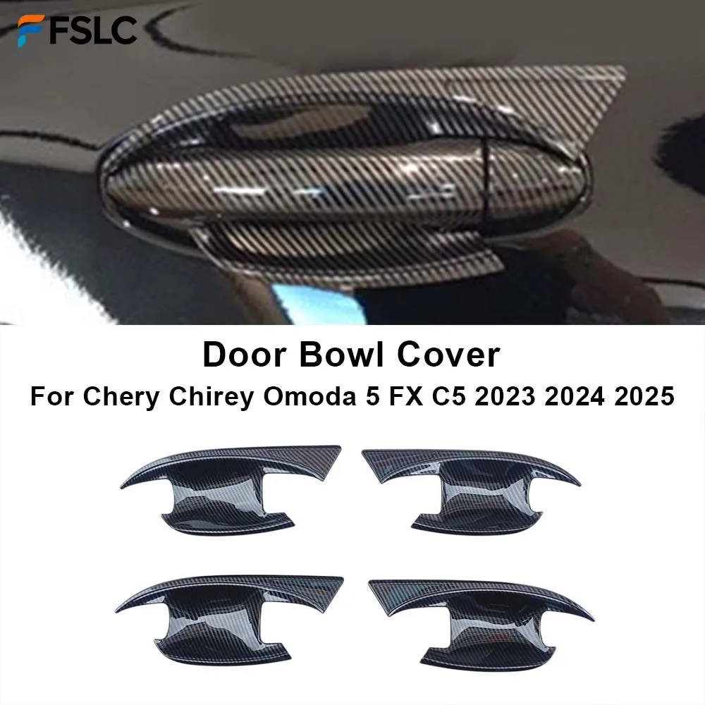 Carbon Fiber Look Door Handle Cover For Chery Omoda 5 FX C5 2023 2024 2025 Accessories Interior Exterior Trim Scratch Protector
Carbon Fiber Look Door Handle Cover For Chery Omoda 5 FX C5 2023 2024 2025 Accessories Interior Exterior Trim Scratch Protector
