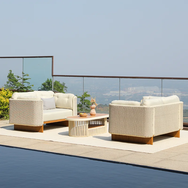 Комплект садовой мебели Meiqi: современный роскошный диван из ротанга, водонепроницаемый, из искусственного ротанга, для улицы, для отеля, для патио, для зоны отдыха
Комплект садовой мебели Meiqi: современный роскошный диван из ротанга, водонепроницаемый, из искусственного ротанга, для улицы, для отеля, для патио, для зоны отдыха