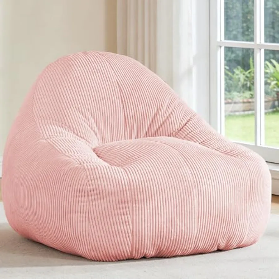 4Feet Large Bean Bag Chair for Adults Oversized Boneless Corduroy Floor Chair with Foam Filling Ultra Soft and Supportive for R
4Feet Large Bean Bag Chair for Adults Oversized Boneless Corduroy Floor Chair with Foam Filling Ultra Soft and Supportive for R