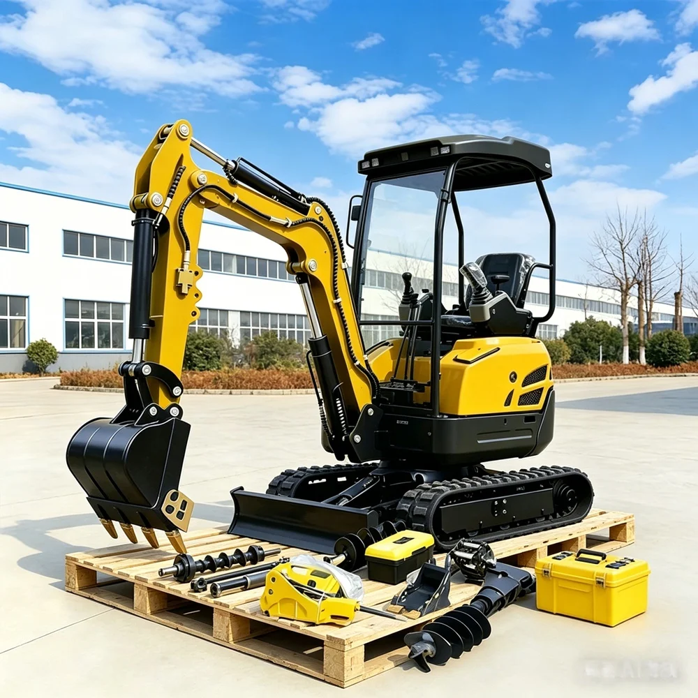 New 1.5/1.2Ton Mini Excavator With Kubota/YanmarConstruction Equipment For JardinBager 1.5 TonnenSuitable Family
New 1.5/1.2Ton Mini Excavator With Kubota/YanmarConstruction Equipment For JardinBager 1.5 TonnenSuitable Family