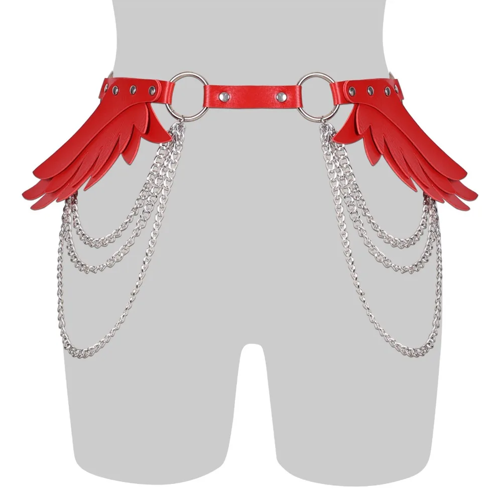 Trend PU Leather Wing Rivet Belt Harajuku Style Spicy Girl Y2K Belt Multi-layer Metal Studs Punk Waistband Nightclub
Trend PU Leather Wing Rivet Belt Harajuku Style Spicy Girl Y2K Belt Multi-layer Metal Studs Punk Waistband Nightclub