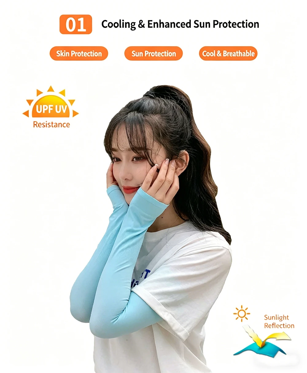 Mosquito Repellent Cooling Ice Silk Oversleeve Outdoor cycling UV protection Armwarmers Summer solid color Sun-protective Sleeve
Mosquito Repellent Cooling Ice Silk Oversleeve Outdoor cycling UV protection Armwarmers Summer solid color Sun-protective Sleeve