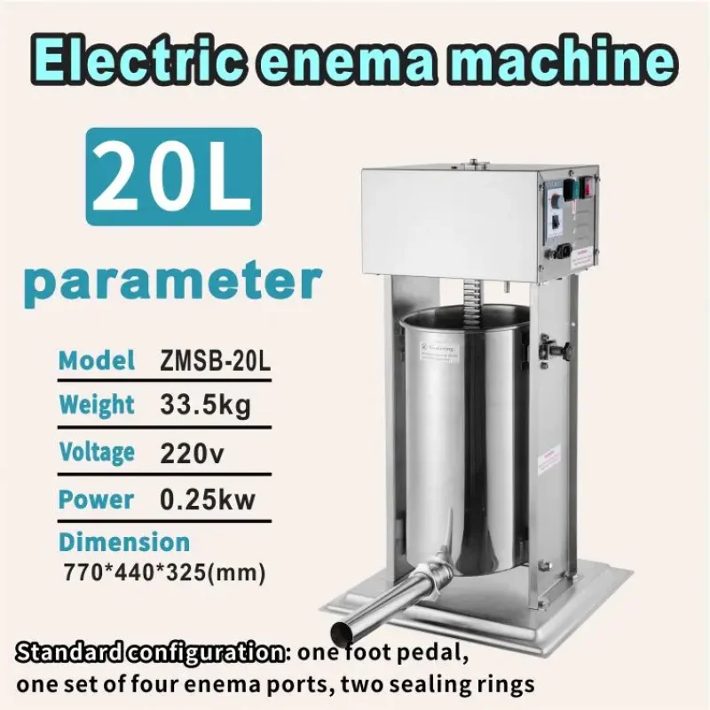 (Sea shipping) High Quality Durale Electric Enema Machine Stainless Steel Meat Sausage Filler Making Machine For Restaurants And
(Sea shipping) High Quality Durale Electric Enema Machine Stainless Steel Meat Sausage Filler Making Machine For Restaurants And