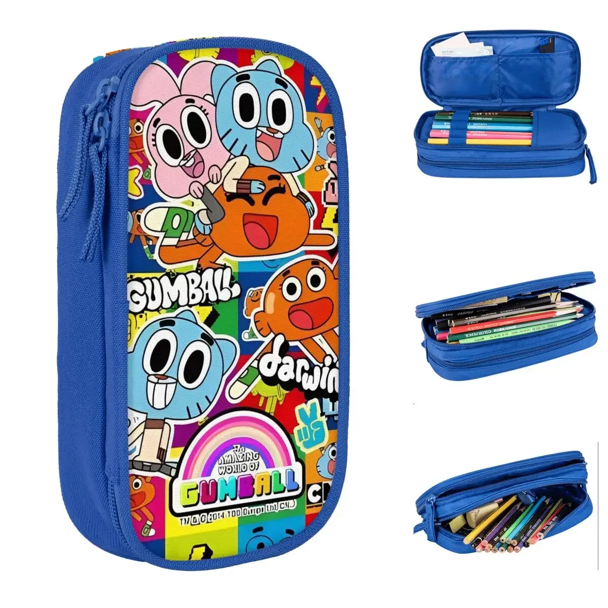 Cartoon Gumball Pencil Case Pen Holder Bag Girls Boys Large Storage School Supplies Zipper Pencilcases
Cartoon Gumball Pencil Case Pen Holder Bag Girls Boys Large Storage School Supplies Zipper Pencilcases