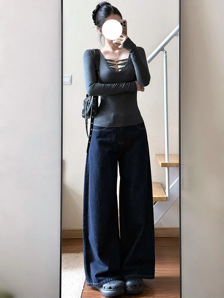 Autumn New Style Women's Long Sleeve V-Neck Pure Color T-Shirt Fashionable Base Layer Top Quality Polyester Casual Wear
Autumn New Style Women's Long Sleeve V-Neck Pure Color T-Shirt Fashionable Base Layer Top Quality Polyester Casual Wear