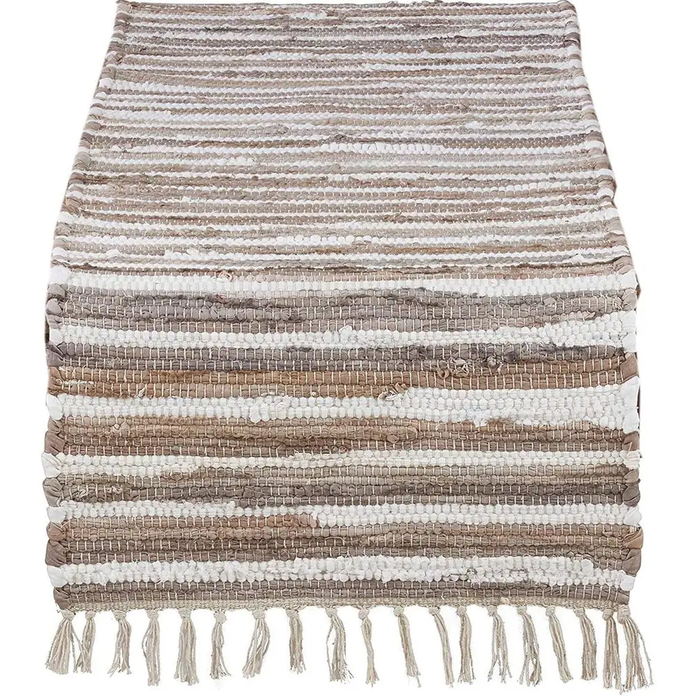 100% Cotton Tasseled Chindi Table Runner, 16x72 Inches, for Natural Table Settings and Special Occasions
100% Cotton Tasseled Chindi Table Runner, 16x72 Inches, for Natural Table Settings and Special Occasions