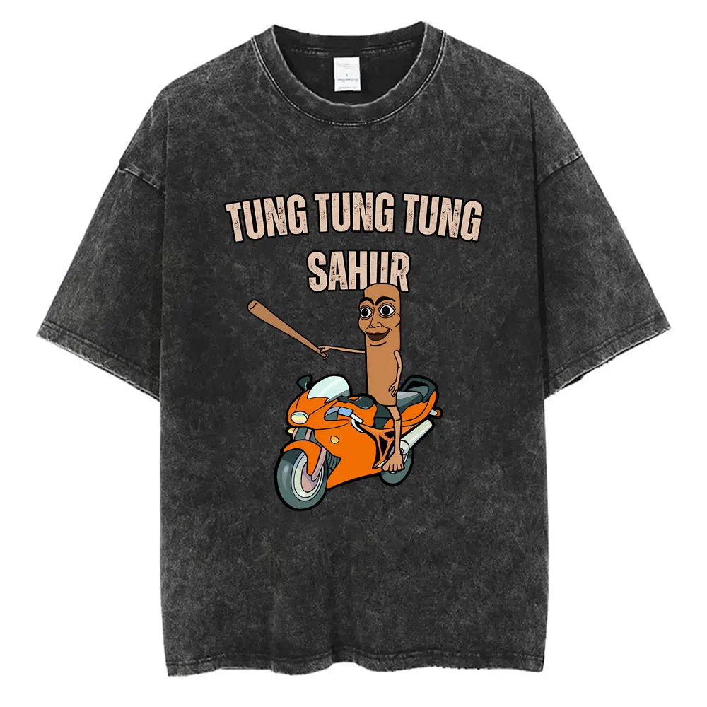 Italian Brainrot Tung Tung Tung Sahur Superbike Baseball Bat Funny Meme Vintage Washed T-shirt Men Women Casual Humor T Shirts
Italian Brainrot Tung Tung Tung Sahur Superbike Baseball Bat Funny Meme Vintage Washed T-shirt Men Women Casual Humor T Shirts