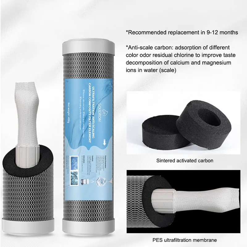 Ultrafiltration Scale Inhibition Carbons Composite Filter Cartridge Activated Carbons Filter Replacement Purifier
Ultrafiltration Scale Inhibition Carbons Composite Filter Cartridge Activated Carbons Filter Replacement Purifier