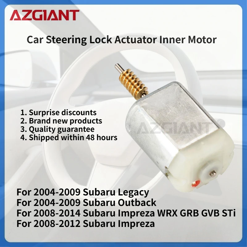 For 2004-2009 Subaru Legacy/Outback/Impreza 2008-2012 AZGIANT Car Steering Lock Actuator Inner Motor DC 12V Accessories OEM
For 2004-2009 Subaru Legacy/Outback/Impreza 2008-2012 AZGIANT Car Steering Lock Actuator Inner Motor DC 12V Accessories OEM