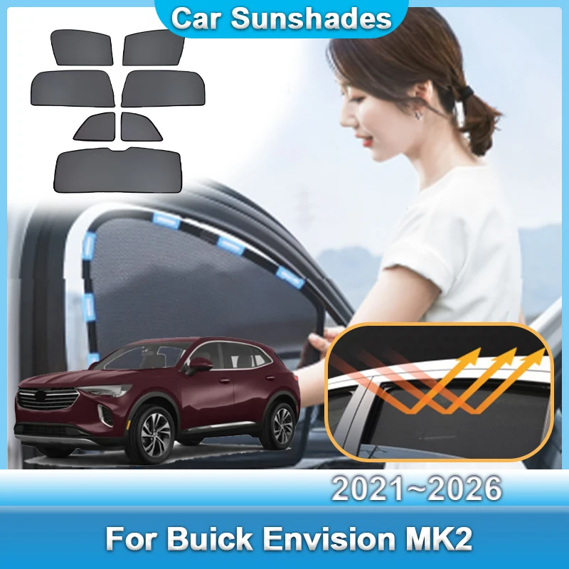 For Buick Envision MK2 2021-2026 Car Sunshade Windshield Heat Insulation Curtains Privacy Windows Sun Visors Auto Accessories
For Buick Envision MK2 2021-2026 Car Sunshade Windshield Heat Insulation Curtains Privacy Windows Sun Visors Auto Accessories