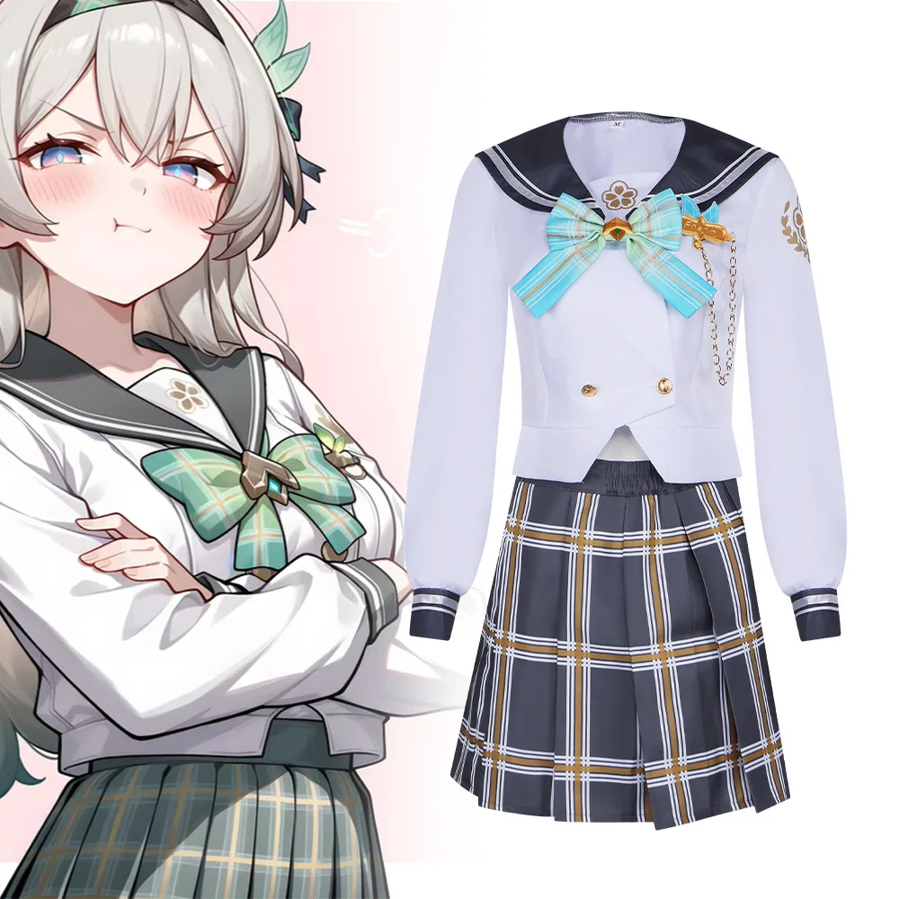 Bhvr Star Rail Cosplay Costume Flowing Light Spring Day Souvenir 2D Jk Skirt Cosplay Anime Roleplay Costume 
Bhvr Star Rail Cosplay Costume Flowing Light Spring Day Souvenir 2D Jk Skirt Cosplay Anime Roleplay Costume