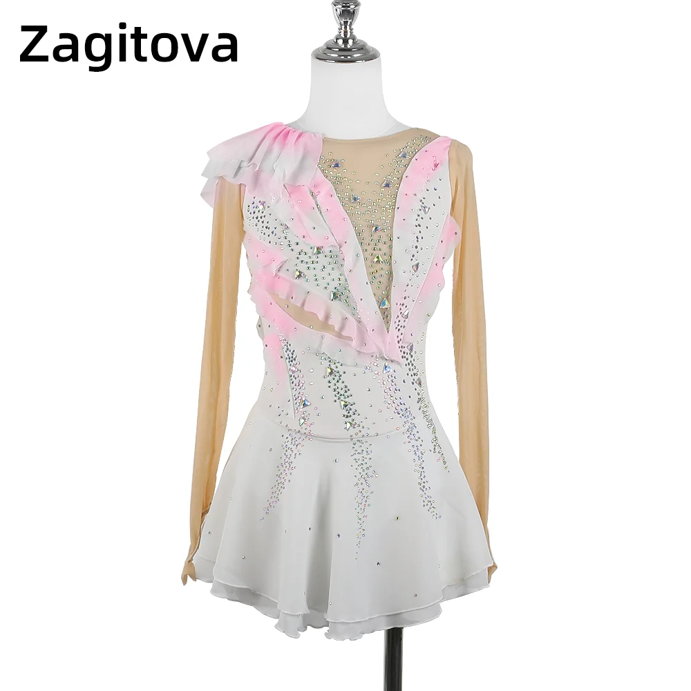 Zagitova Costume Figure Skating Dress Women Girls Ice Skating Skirt Performance Competition Mesh Skirt Gradient Pink
Zagitova Costume Figure Skating Dress Women Girls Ice Skating Skirt Performance Competition Mesh Skirt Gradient Pink