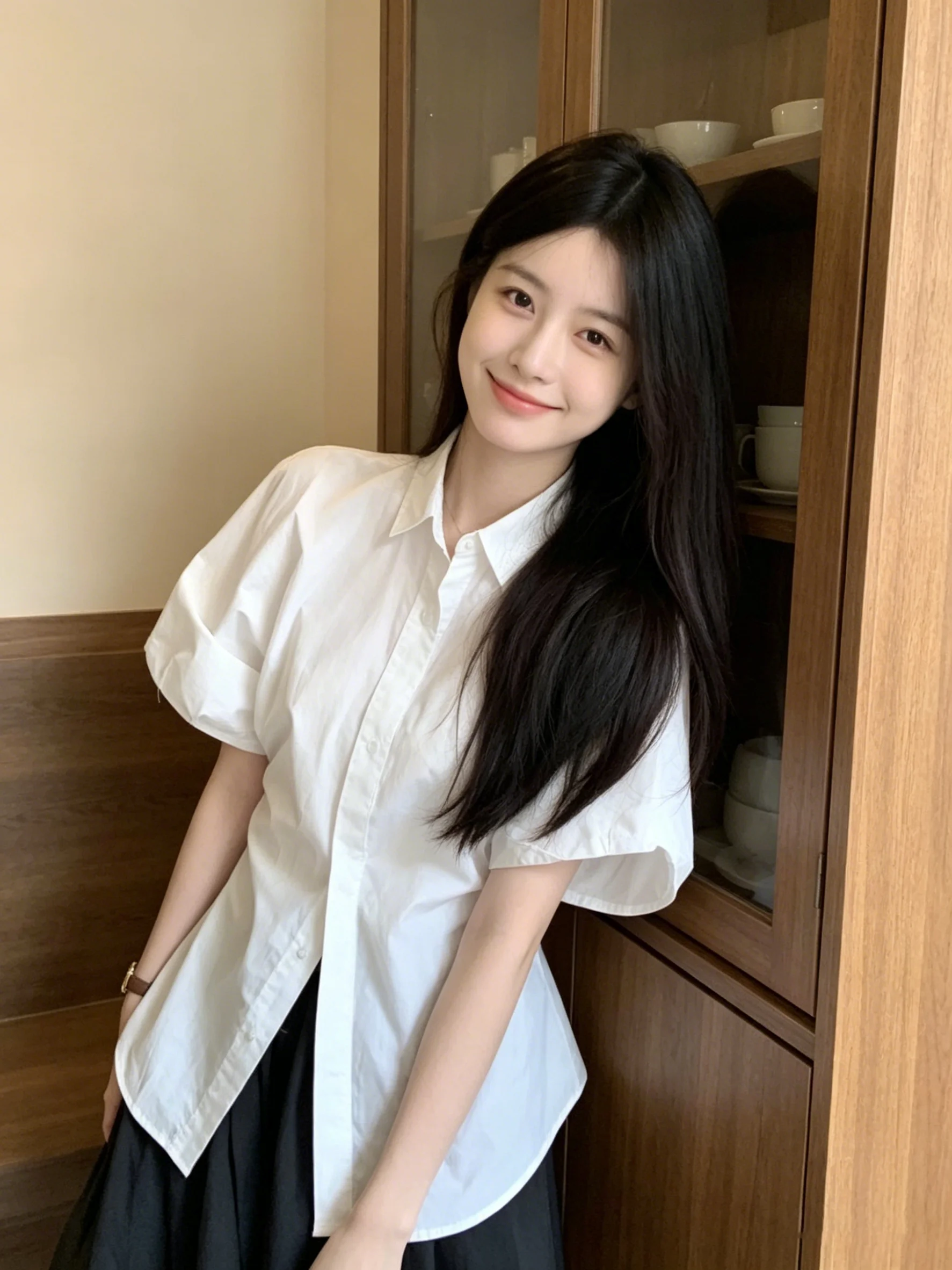 Loose Short Sleeve White Shirt Women's Korean Style Summer New Design Thin Casual Shirt Boring Commute Bubble Sleeve Other Ma...
Loose Short Sleeve White Shirt Women's Korean Style Summer New Design Thin Casual Shirt Boring Commute Bubble Sleeve Other Ma...