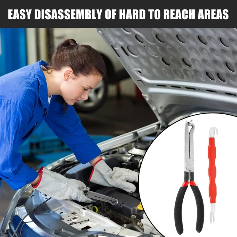 2Pcs Electrical Disconnect Pliers, Electrical Connector Separator, Automotive Tools Electrical Connector Pliers
2Pcs Electrical Disconnect Pliers, Electrical Connector Separator, Automotive Tools Electrical Connector Pliers