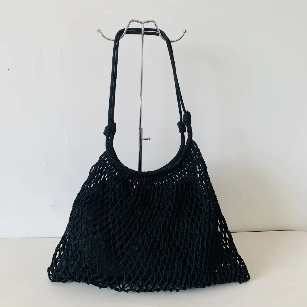 New Large Capacity Woven Tote Bag Hollow Out Breathable Mesh Shoulder Bag Bohemian Cotton Beach Hobo Bag Outdoor
New Large Capacity Woven Tote Bag Hollow Out Breathable Mesh Shoulder Bag Bohemian Cotton Beach Hobo Bag Outdoor