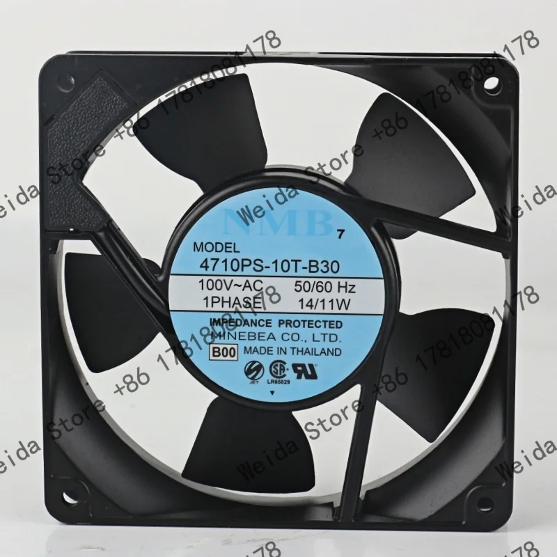 120X120X25MM New original NMB 110V 115V 120V DC EC AC100V 14/11W 12025 4710PS-10T-B30 12CM cabinet Inverter cooling fan
120X120X25MM New original NMB 110V 115V 120V DC EC AC100V 14/11W 12025 4710PS-10T-B30 12CM cabinet Inverter cooling fan