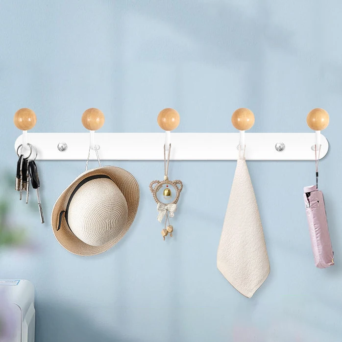 Clothes Hanger Organizer Wall Mounted Type Clothes Hanger Wooden Metal Cap Hat Clothing Rack Living Room Without Drill Racks
Clothes Hanger Organizer Wall Mounted Type Clothes Hanger Wooden Metal Cap Hat Clothing Rack Living Room Without Drill Racks