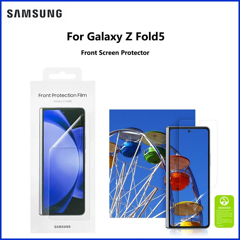 Оригинальная защитная пленка SAMSUNG для Galaxy Z Fold5, HD-пленка с защитой от царапин, модель EF-UF946
Оригинальная защитная пленка SAMSUNG для Galaxy Z Fold5, HD-пленка с защитой от царапин, модель EF-UF946