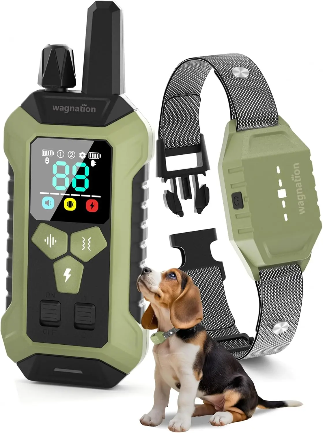 Dog Shock Collar Remote Control, 4000FT Range, Beep/Vibration/Shock, IPX7 Waterproof, Rechargeable, for Dogs 10-120lbs
Dog Shock Collar Remote Control, 4000FT Range, Beep/Vibration/Shock, IPX7 Waterproof, Rechargeable, for Dogs 10-120lbs