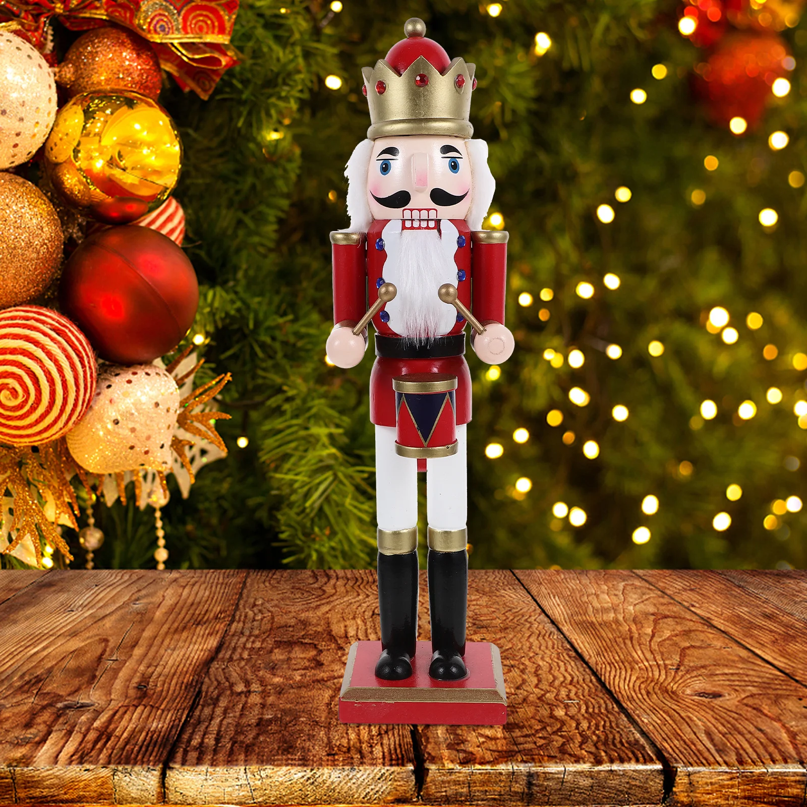 Wooden Nutcracker Classic Christmas Nutcracker Soldier Decorative Home Bedroom Living Room Holiday Xmas Decor Ornament
Wooden Nutcracker Classic Christmas Nutcracker Soldier Decorative Home Bedroom Living Room Holiday Xmas Decor Ornament