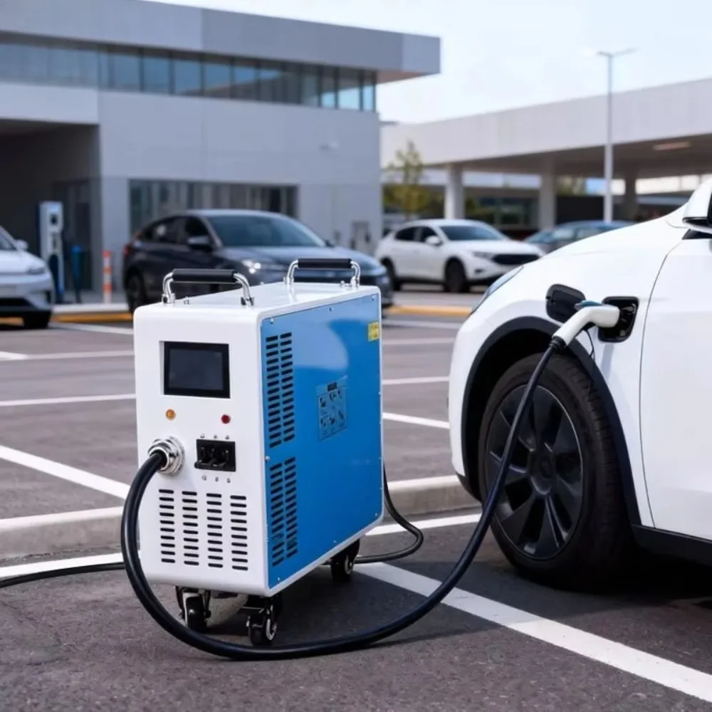 30kW CCS1 CCS2 GBT ChadeMO Mobile DC EV Charging Station Electric Car Home Charger
30kW CCS1 CCS2 GBT ChadeMO Mobile DC EV Charging Station Electric Car Home Charger