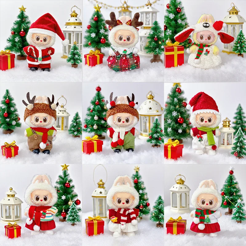 For Labubu Christmas Costume Set Dolls Wearable Third Generation Clothes Suitable First And Second Generations Accessories
For Labubu Christmas Costume Set Dolls Wearable Third Generation Clothes Suitable First And Second Generations Accessories