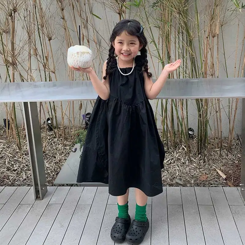 Новая летняя пляжная юбка на бретелях для девочек Dr, пляжная праздничная пляжная юбка, длинное платье для маленьких девочек, корейский Sle, однотонный, подходит для дня рождения
Новая летняя пляжная юбка на бретелях для девочек Dr, пляжная праздничная пляжная юбка, длинное платье для маленьких девочек, корейский Sle, однотонный, подходит для дня рождения