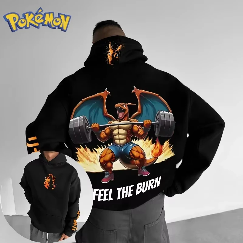Толстовка с капюшоном Pokémon Charizard Gym с принтом для мужчин и женщин, осенне-зимний новый 2K Harajuku, большой размер, повседневный теплый комфортный топ
Толстовка с капюшоном Pokémon Charizard Gym с принтом для мужчин и женщин, осенне-зимний новый 2K Harajuku, большой размер, повседневный теплый комфортный топ