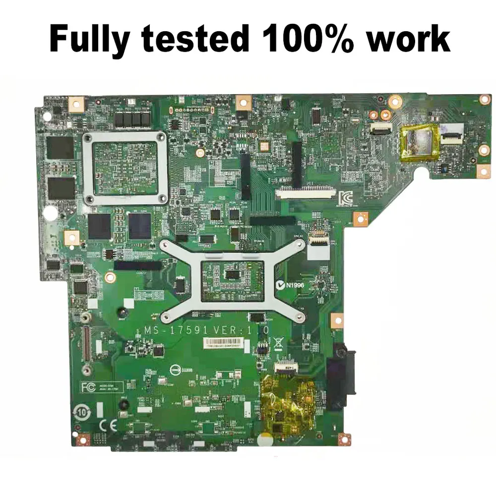 Материнская плата для ноутбука MSI GE70 2PE, MS-17591 VER:1.0 с процессором I7-4710HQ, графическим процессором GTX860M/960M, DDR3
Материнская плата для ноутбука MSI GE70 2PE, MS-17591 VER:1.0 с процессором I7-4710HQ, графическим процессором GTX860M/960M, DDR3