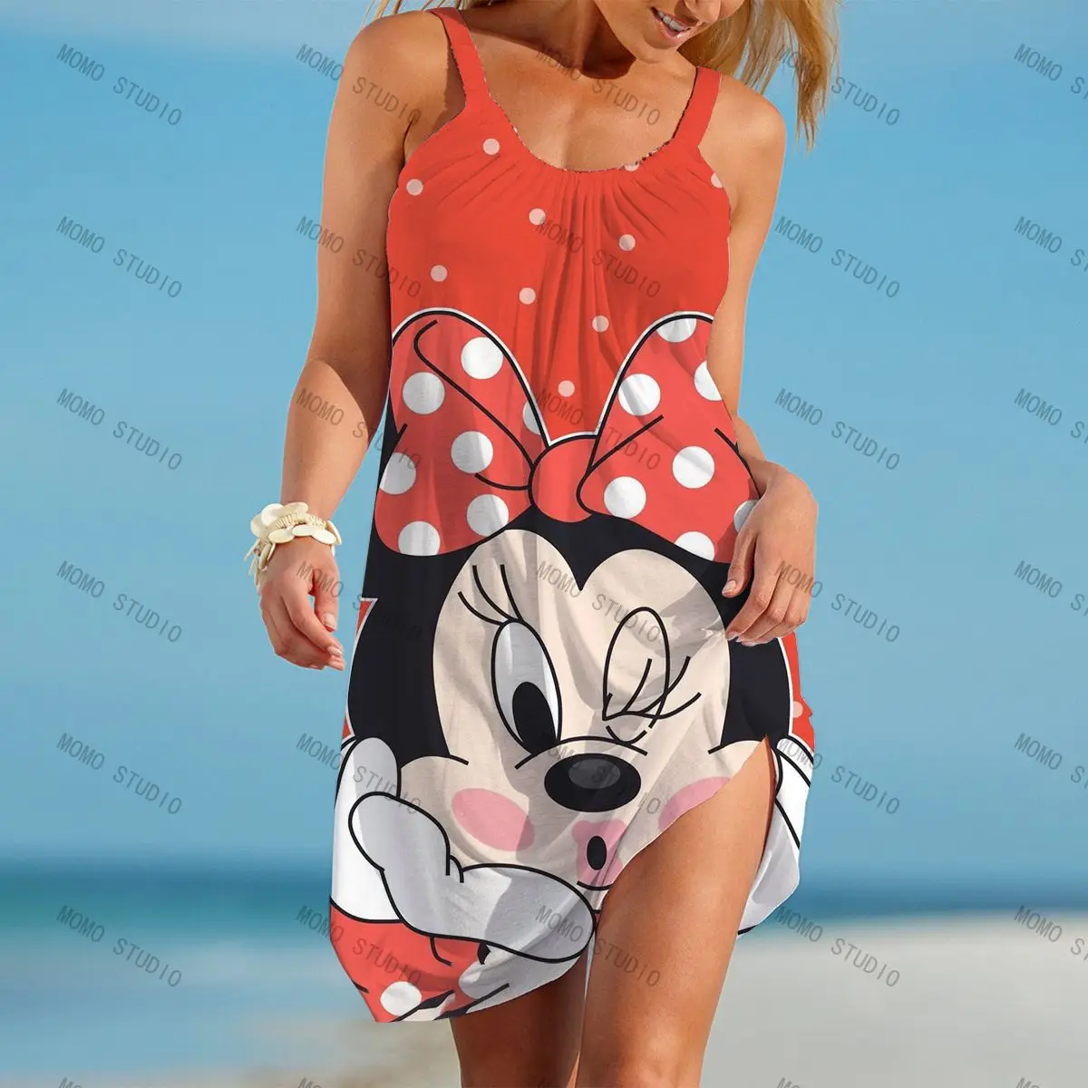 Disney Minnie Mickey Mouse Women's Dress Vintage Woman Beach Dress Sling Midi Sleeveless Dress Boho Brand Streetwear Night Dress
Disney Minnie Mickey Mouse Women's Dress Vintage Woman Beach Dress Sling Midi Sleeveless Dress Boho Brand Streetwear Night Dress