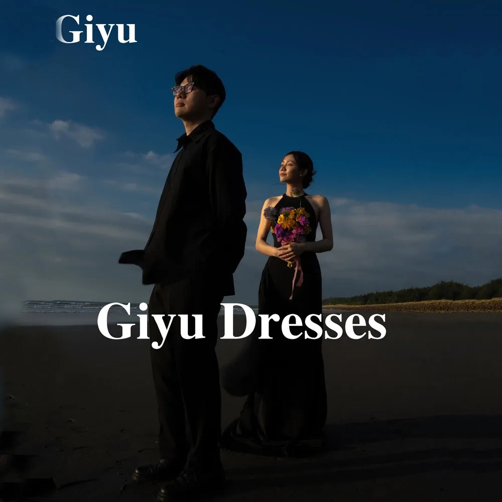 Giyu Simple Black Ball Dress Korean Wedding Photography High Collar Off Shoulder Sweeping Train Formal Ball Dress Customized
Giyu Simple Black Ball Dress Korean Wedding Photography High Collar Off Shoulder Sweeping Train Formal Ball Dress Customized