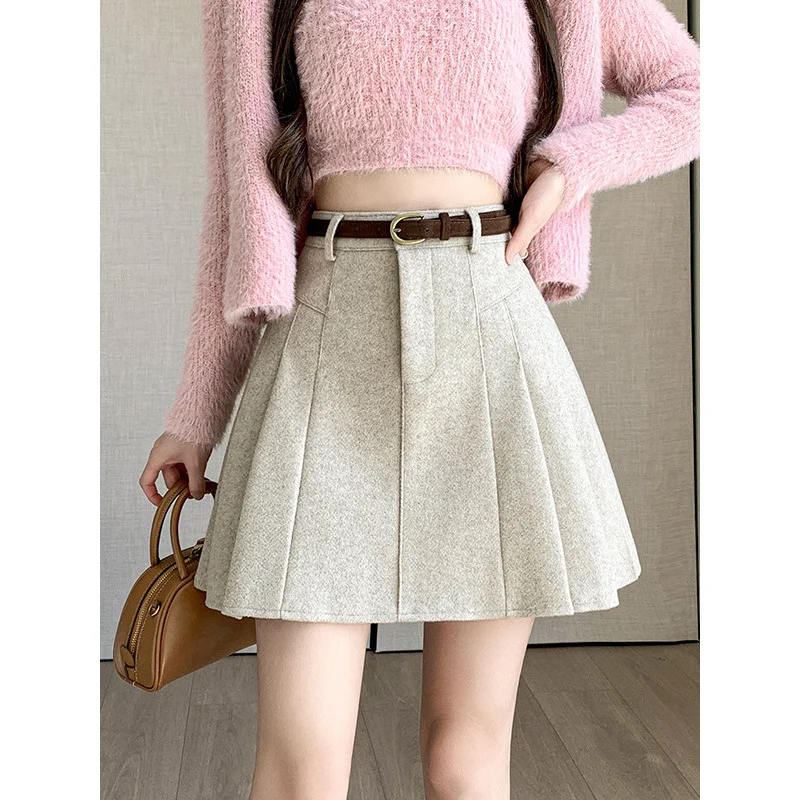 Winter Short Pantskirt Women's Autumn and Winter New High Waist OuterwearaLine Skirt Irregular Loose Slimming Thickened Wide-Leg
Winter Short Pantskirt Women's Autumn and Winter New High Waist OuterwearaLine Skirt Irregular Loose Slimming Thickened Wide-Leg
