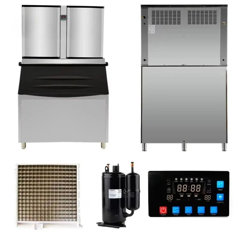 1000KG Commercial Ice Maker Machine High Capacity Automatic Ice Making Equipment for Restaurant Bar Hotel
1000KG Commercial Ice Maker Machine High Capacity Automatic Ice Making Equipment for Restaurant Bar Hotel