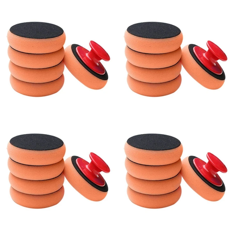 24Pcs/Set Car Wax Wash Polish Pad Sponge Cleaning Foam Kit Microfiber Applicator Pads With Gripper Handle Car-Styling
24Pcs/Set Car Wax Wash Polish Pad Sponge Cleaning Foam Kit Microfiber Applicator Pads With Gripper Handle Car-Styling
