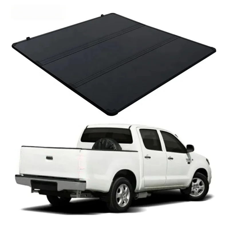 Hard Folding Aluminium Truck Bed Tonneau Cover for Pickups
Hard Folding Aluminium Truck Bed Tonneau Cover for Pickups