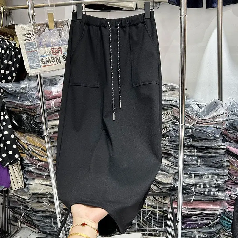 Sporty Style Midi Skirt Women's High Waist A-Line Skirt Posterior Slit Commute Korean Version Polyester Fiber Regular Thickness
Sporty Style Midi Skirt Women's High Waist A-Line Skirt Posterior Slit Commute Korean Version Polyester Fiber Regular Thickness