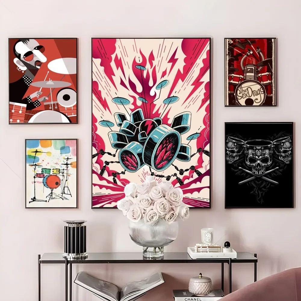 Drum Music Wall Art Poster Room Decor Home Decoration Printing Waterproof Bathroom Room BedRoom Posters Gift
Drum Music Wall Art Poster Room Decor Home Decoration Printing Waterproof Bathroom Room BedRoom Posters Gift