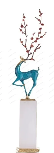 Медь, украшение счастливого пятнистого оленя, вход в гостиную, украшение на новоселье
Медь, украшение счастливого пятнистого оленя, вход в гостиную, украшение на новоселье