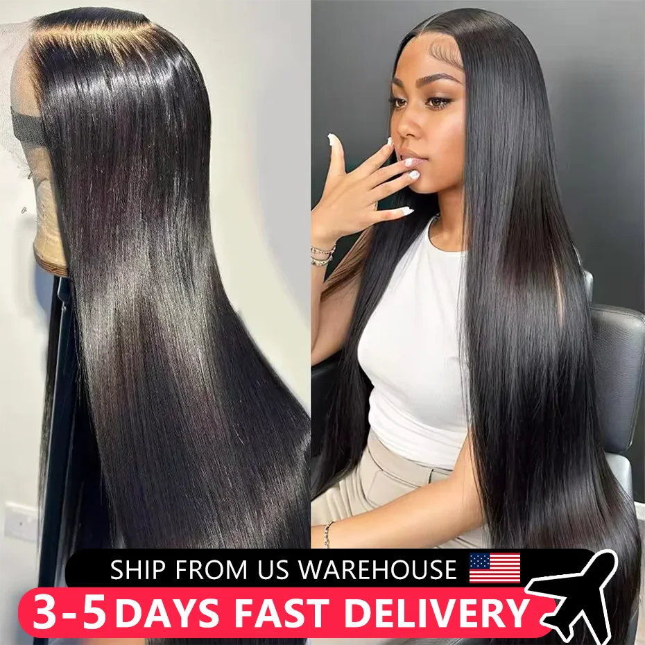 Straight 13x4 13x6 HD Lace Front Human Hair Wigs Pre Plucked For Women Indian 32 34 36 Inch 4x4 Transparent Lace Closure WIg
Straight 13x4 13x6 HD Lace Front Human Hair Wigs Pre Plucked For Women Indian 32 34 36 Inch 4x4 Transparent Lace Closure WIg