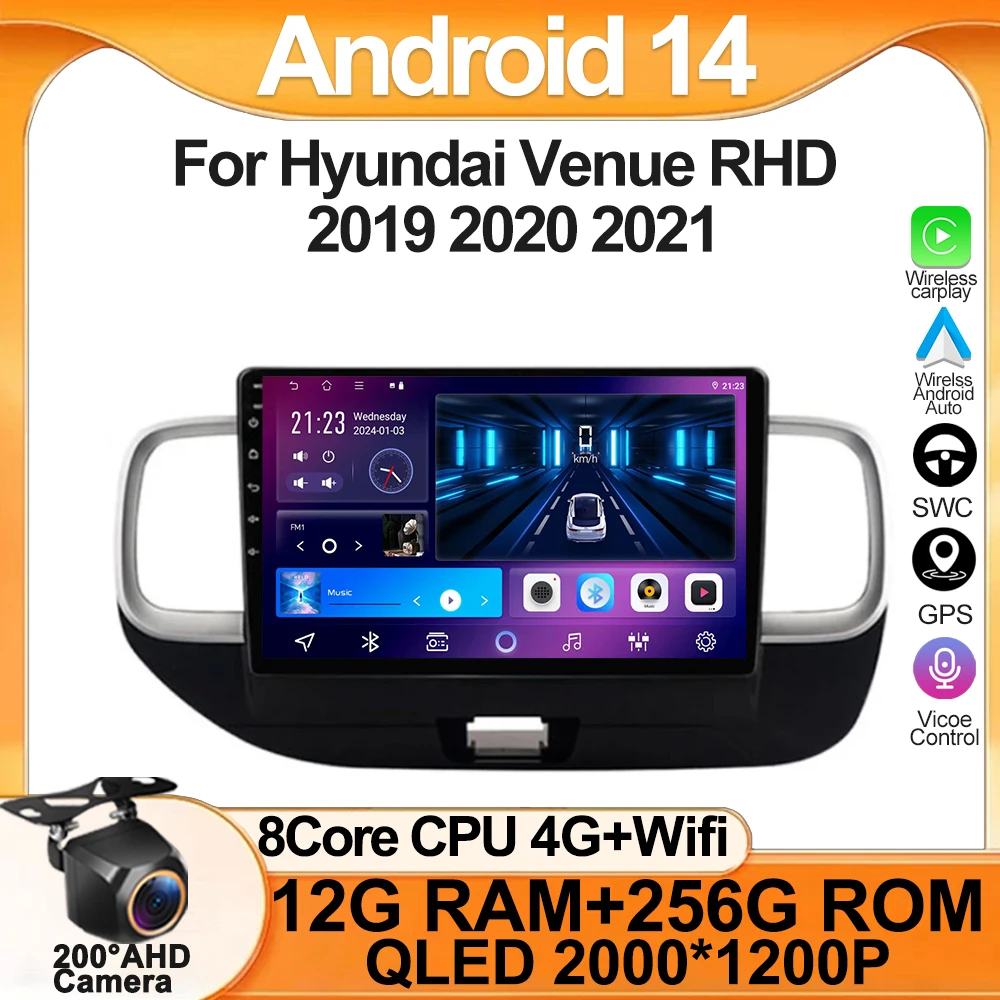 Android 14 For Hyundai Venue RHD 2019 2020 2021 Car Multimedia Video Player Stereo Head Unit Autoradio Touch Screen Mirror Link
Android 14 For Hyundai Venue RHD 2019 2020 2021 Car Multimedia Video Player Stereo Head Unit Autoradio Touch Screen Mirror Link