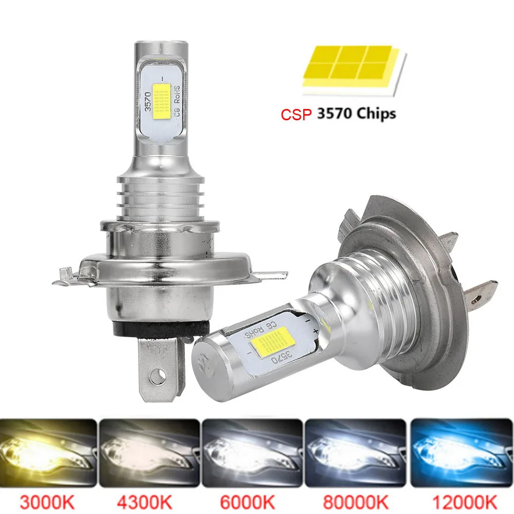 2Pcs H7 H4 Led Super Bright CSP Car Fog Light Bulbs H1 H8 H9 H11 9005 9006 Headlight DRL Lamp Kit High Low Beam 6000K 12V 24V
2Pcs H7 H4 Led Super Bright CSP Car Fog Light Bulbs H1 H8 H9 H11 9005 9006 Headlight DRL Lamp Kit High Low Beam 6000K 12V 24V