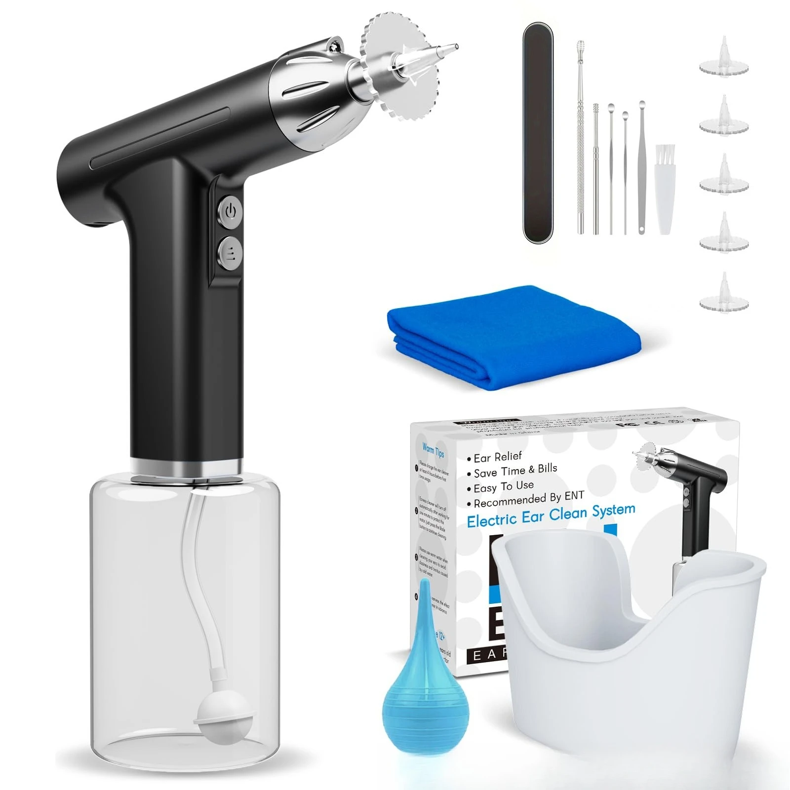 Electric Wax Cleaner Household Portable Irrigation Device LED Lighting Safe Soft Ear Care Tool Daily Health Personal Hygiene
Electric Wax Cleaner Household Portable Irrigation Device LED Lighting Safe Soft Ear Care Tool Daily Health Personal Hygiene