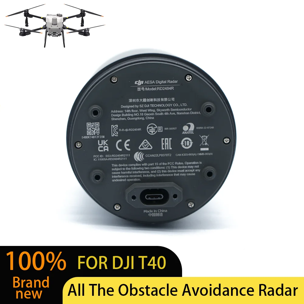 All The Obstacle Avoidance Radar Before Agriculture Drone Accessories For DJI T40 Forward Detection Spare Part Sensor Component
All The Obstacle Avoidance Radar Before Agriculture Drone Accessories For DJI T40 Forward Detection Spare Part Sensor Component