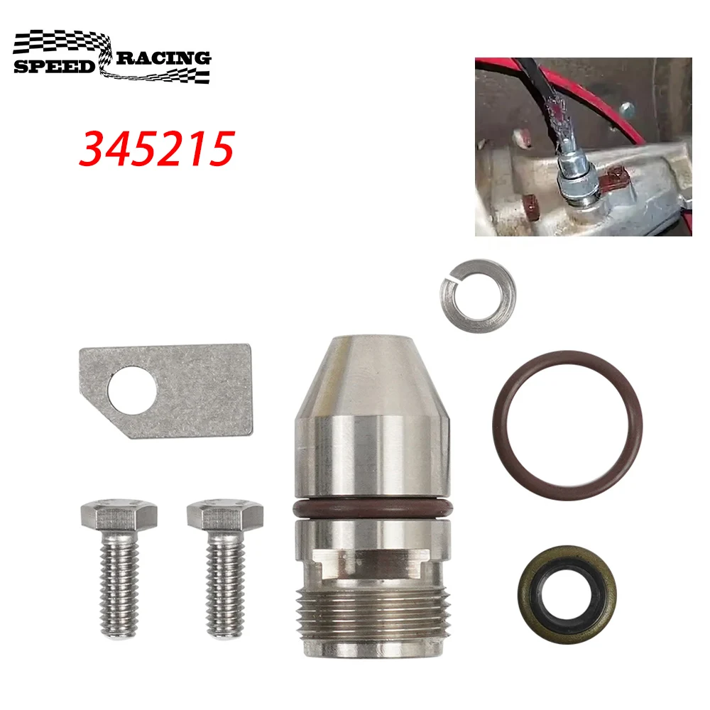 345215 Silver Speedometer Housing Gear Seal Kit For Chevy GM TH350 TH350C Turbo 350 with O-Ring & Metal Seal & Bolts 25513247
345215 Silver Speedometer Housing Gear Seal Kit For Chevy GM TH350 TH350C Turbo 350 with O-Ring & Metal Seal & Bolts 25513247