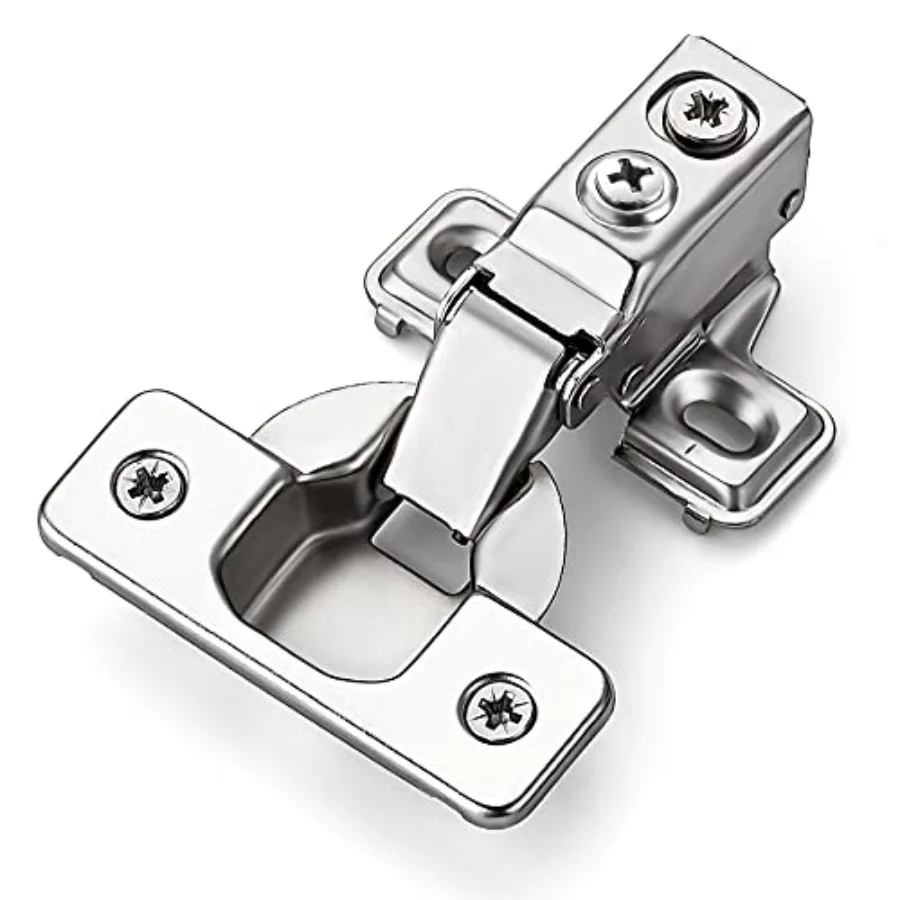 Pack 15 Pairs Short Arm Kitchen Hinges for, Brushed Nickel 5 Degree Opening Angle Hinges, Soft Close Concealed with Mountg Scre
Pack 15 Pairs Short Arm Kitchen Hinges for, Brushed Nickel 5 Degree Opening Angle Hinges, Soft Close Concealed with Mountg Scre