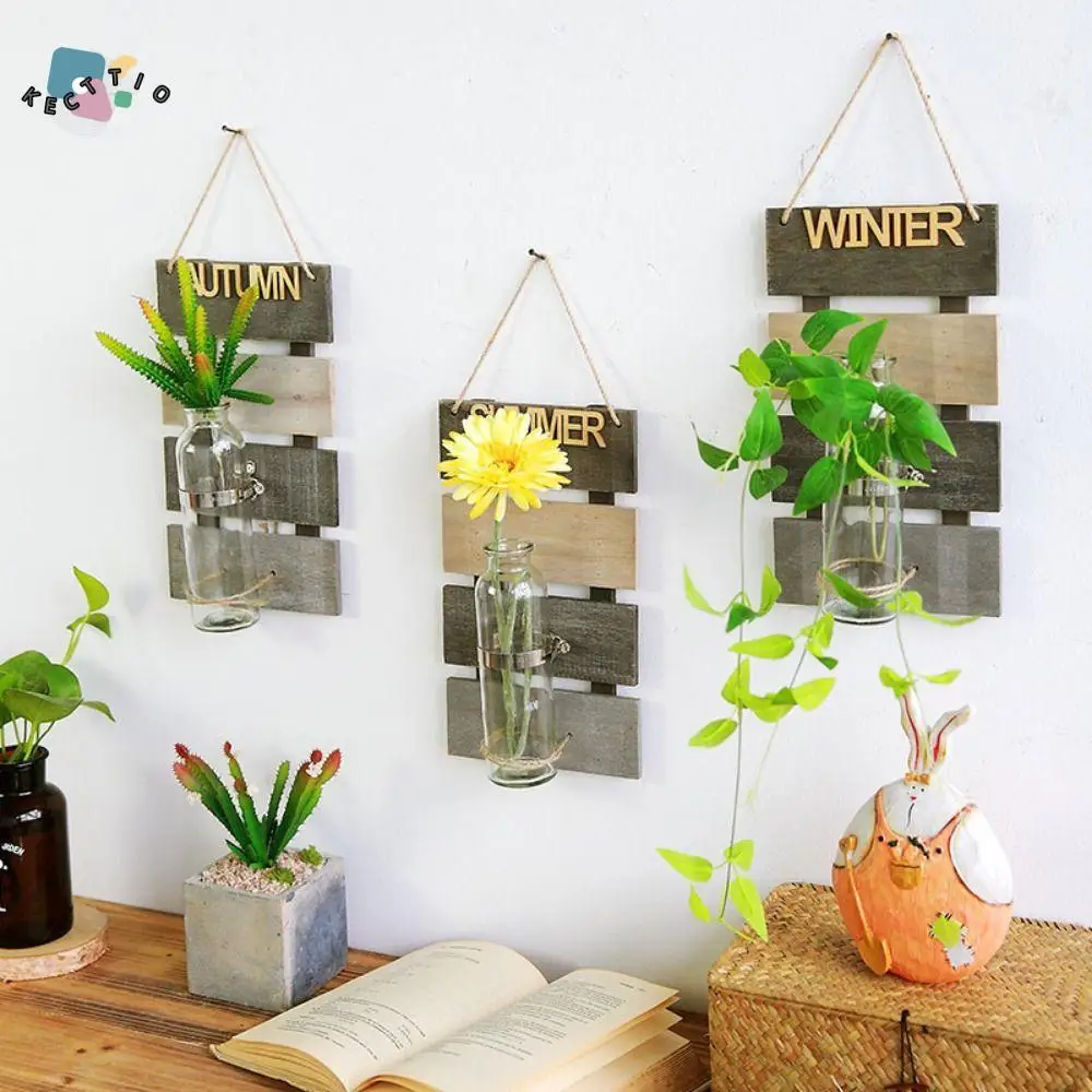 Simple Decorative Hydroponic Wall Hanging Vase Creative With Wooden Base Flower Pot Container Vase Wall Pendant Wall Decor
Simple Decorative Hydroponic Wall Hanging Vase Creative With Wooden Base Flower Pot Container Vase Wall Pendant Wall Decor